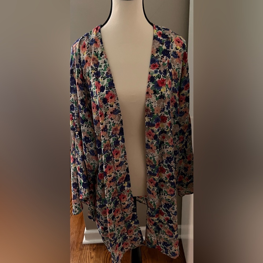 Floral Multicolor Kimono
